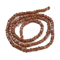 Synthetic Goldstone Beads Strands&nbsp;G-H042-B36-01