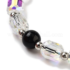 Stainless Steel & Glass Beads Mobile Straps&nbsp;AJEW-H153-05P