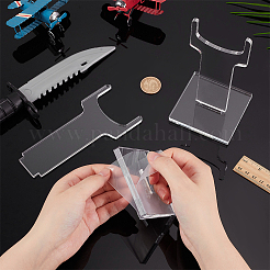 2 Bags Acrylic Display Stands for Long Gun Toy&nbsp;ODIS-PH0001-91A