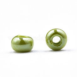8/0 Czech Opaque Glass Seed Beads&nbsp;SEED-N004-003A-07
