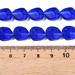 Frosted Glass Beads Strands&nbsp;GLAA-T023-30F