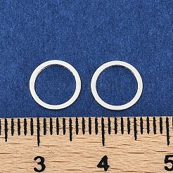 Rack Plating Brass Linking Rings&nbsp;KK-P286-01A-S