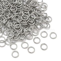 Tarnish Resistant 304 Stainless Steel Open Jump Rings&nbsp;X-STAS-Q186-02-6x0.8mm