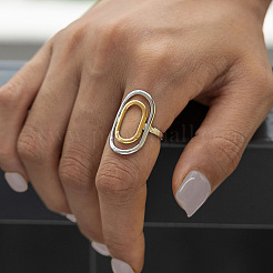 304 Stainless Steel Cuff Open Rings&nbsp;WGF45B4-01