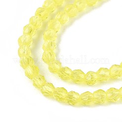 Transparent Glass Beads Strands&nbsp;GLAA-H021-03-23