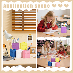 5Pcs 5 Colors Plastic Book-shaped Bookmark Holder&nbsp;AJEW-WR0004-18