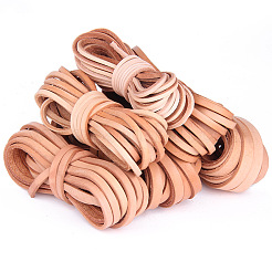 Flat Cowhide Leather Cord&nbsp;WL-WH0003-18B-03