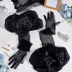 Mesh Long Full Finger Gloves&nbsp;AJEW-WH0504-85