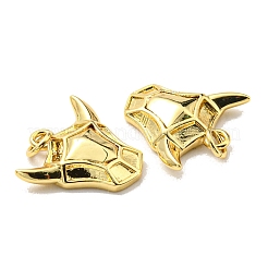 Rack Plating Brass Pendant Settings For Enamel&nbsp;KK-D026-02G
