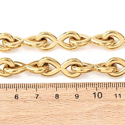 304 Stainless Steel Infinity Link Chain Necklaces for Women Men&nbsp;NJEW-F363-04G