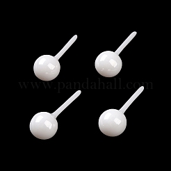 Hypoallergenic Bioceramics Zirconia Ceramic Stud Earrings&nbsp;EJEW-Z023-13G