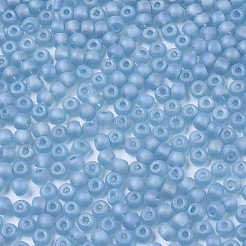 Frosted Colours Glass Beads&nbsp;SEED-S040-02A-02