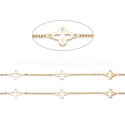 Ion Plating(IP) 304 Stainless Steel Clover Link Cable Chains&nbsp;STAS-P254-10G