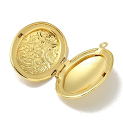 Brass Locket Pendants&nbsp;KK-Q019-19G