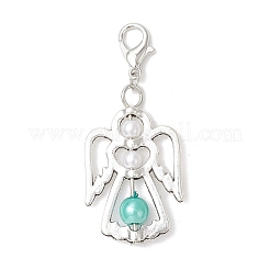 Glass Pearl Beads Pendant Decorations&nbsp;HJEW-JM03494
