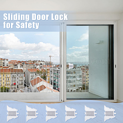 8Pcs ABS Plastic Child Safety Lock for Sliding Door&nbsp;KY-DC0001-18