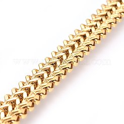 304 Stainless Steel Mesh Bracelets&nbsp;BJEW-L631-33G