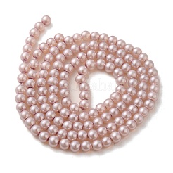 Baking Paint Pearlized Glass Pearl Round Bead Strands&nbsp;HY-Q003-6mm-47-01