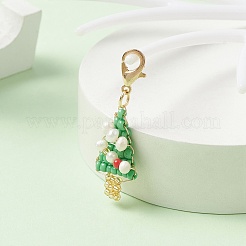 Glass Seed Beaded Pendant Decorations&nbsp;HJEW-JM01062