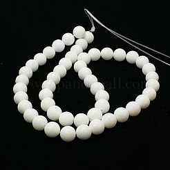 Natural Mashan Jade Round Beads Strands&nbsp;G-D263-14mm-XS01