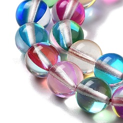 Synthetic Moonstone Beads Strands&nbsp;G-P528-J02-21