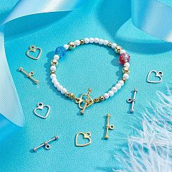 Tibetan Style Alloy Toggle Clasps&nbsp;TIBE-FH0001-02-RS