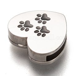 304 Stainless Steel Slide Charms&nbsp;STAS-P270-02P-01