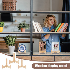 3 Sets 3 Styles Wood Display Stands&nbsp;ODIS-GA0001-63