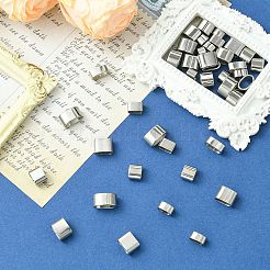 40Pcs 10 Styles 201/304 Stainless Steel Slide Charm&nbsp;STAS-CJ0003-16