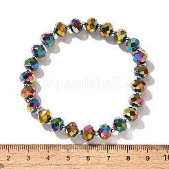 Electroplate Glass Stretch Bracelets&nbsp;BJEW-JB04017-03
