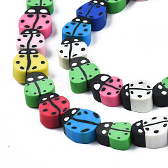 Handmade Polymer Clay Bead Strands&nbsp;CLAY-N011-43B