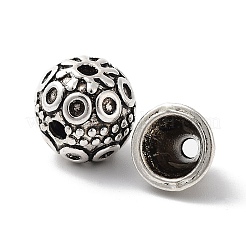 Tibetan Style Alloy 3 Hole Guru Beads&nbsp;TIBEB-M030-01AS
