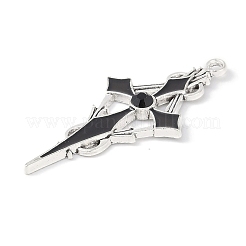 Rack Plating Alloy Enamel Pendants&nbsp;PALLOY-F018-29AS-01