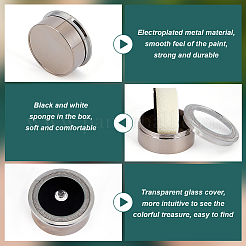 Alloy Loose Diamond Boxes&nbsp;CON-WH0104-11B-P
