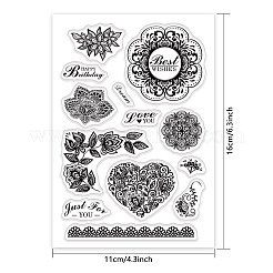 PVC Plastic Stamps&nbsp;DIY-WH0167-56K