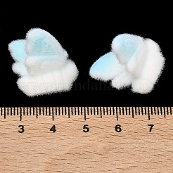 Flocking Opaque Resin Pendants&nbsp;RESI-F064-A04