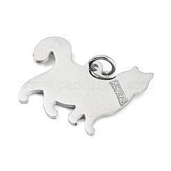 Non-Tarnish 304 Stainless Steel Pendants&nbsp;STAS-E205-02P