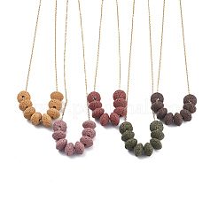 304 Stainless Steel Cable Chain Necklaces&nbsp;NJEW-I236-02G