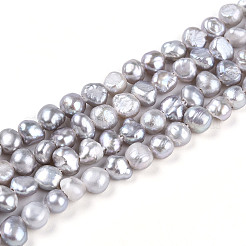 Natural Cultured Freshwater Pearl Beads Strands&nbsp;PEAR-N014-03I-01