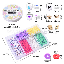 DIY Polymer Clay Beads  Bracelet Making Kit&nbsp;DIY-YW0004-39A