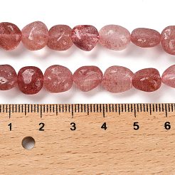 Natural Strawberry Quartz Beads Strands&nbsp;G-P497-01E-06