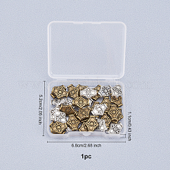 Tibetan Style Alloy Beads&nbsp;TIBEB-FH0001-27-RS