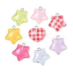 Transparent Resin Pendants&nbsp;RESI-I350-06