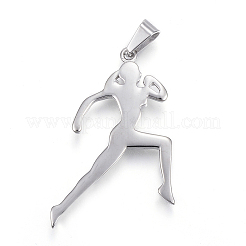 304 Stainless Steel Big Pendants&nbsp;STAS-H365-08