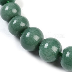 Natural Green Aventurine Rondelle Graduated Beaded Necklaces for Women Men&nbsp;NJEW-K388-02R