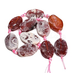 Natural Fire Crackle Agate Beads Strands&nbsp;GG-CBAE0EB-04B