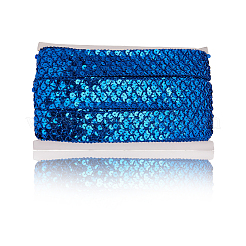 Polyester with PT Paillette Lace Trim Ribbon&nbsp;OCOR-WH20073-01E