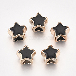UV Plating Acrylic European Beads&nbsp;OACR-T005-91KC-0M