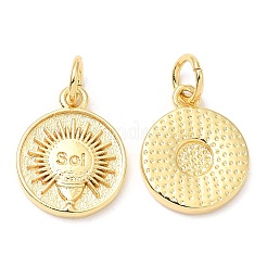 Rack Plating Brass Pendants&nbsp;KK-A185-09G