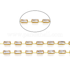 Rectangle Cubic Zirconia Strass Chains&nbsp;CHC-N020-06